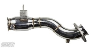 Ford Mustang Performance Exhaust - Turbo XS - Downpipe w/ High Flow Catalytic Converter - `15-`19 Ford Mustang Performance Exhaust - Turbo XS - Downpipe w/ High Flow Catalytic Converter - `15-`19